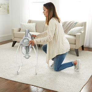 Baby Bouncer Swing Seat Rocker Portable Electric W/ Sounds Infant Cradle Chair