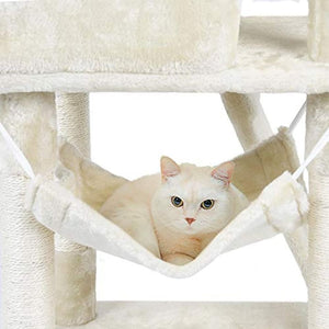 ⚡️NEW 📣 51in Height Cat Tree Condo Multi-Level Cat Towers House Furniture #9914 🌷