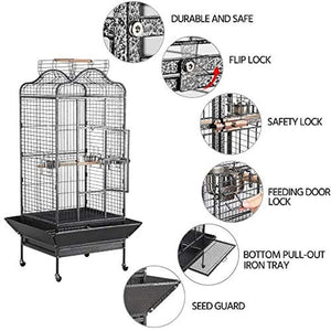⚡️NEW 📣 Extra Large Parrot Bird Cage Mini Macaw Cockatoo Cockatiels