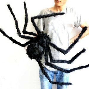 35" Spider Halloween Decor Haunted House Prop Indoor Outdoor Giant Scary Party