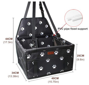 Pet Dog Booster Seat, with Upgrade Support Rod, Small and Medium Pets