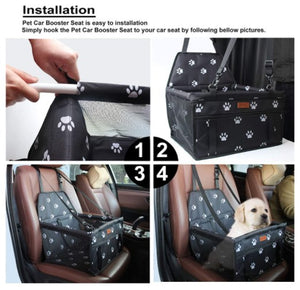 Pet Dog Booster Seat, with Upgrade Support Rod, Small and Medium Pets