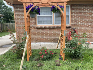 ⚡️NEW 📣 85in Wood Arbor Arch Wedding Arches for Ceremony #13704 🌷