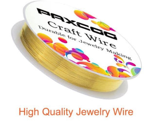 6 Pack Jewelry Beading Wire for Jewelry Making Supplies and Craft (24 Gauge)