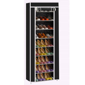 NEW 10 Layer Shoe Rack Shelf Cabinet Storage Organizer with Dustproof Standing Space