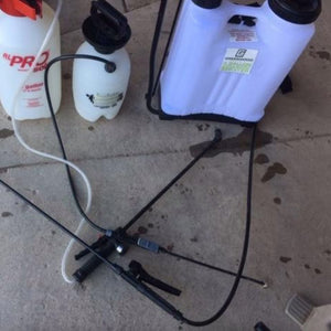 Backpack Pesticide/Fertilizer Garden Sprayer With 4 Nozzles Greenwood Spray 4 Gallon 03/22