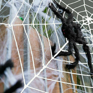 35" Spider Halloween Decor Haunted House Prop Indoor Outdoor Giant Scary Party