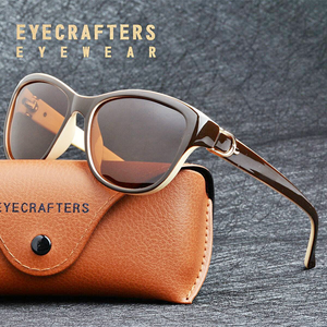 Womens Brand Designer Polarized Cat Eye Sunglasses Fashion Butterfly Eyewear