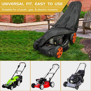 76in Lawn Mower Cover Heavy Duty Outside Garden Weather UV Protector Waterproof
