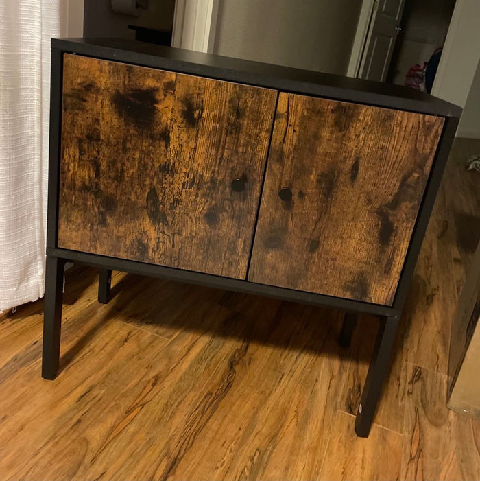 Nightstand, Side Table, Buffet Cabinet, Small Bathroom Storage Cabinet