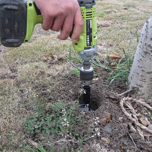 3 x 12 inch Garden Auger Spiral Drill Bit Rapid Planter