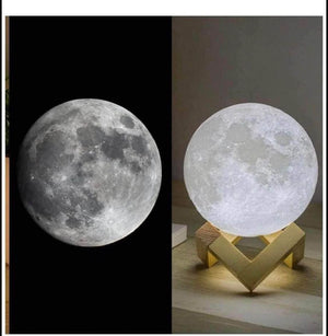 3D Moon Lamp Moon Light Night Light for Kids Gift for Women USB Charging and Touch Control Brightnes