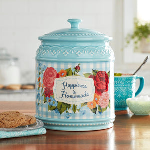 The Pioneer Woman Happiness is Homemade Stoneware Cookie Jar