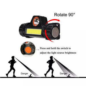 🔥 Hot Deal 2 Pack Headlamp USB Rechargeable Waterproof LED Headlight Flashlight Head Light