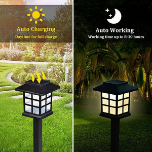 12 Pack Solar Garden Lights Outdoor Landscape LED Light Pathway Yard,Waterproof
