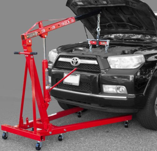 Torin Engine Hoist Shop Crane Accessory: Steel 3 Position Engine Leveler with Adjustable Handle