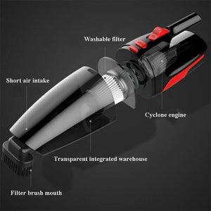 Car Vacuum Cleaner 12V 120W Auto Mini Portable Wet Dry Handheld Duster USA New