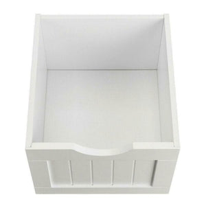 4 drawer dresser shelf cabinet storage home bedroom furniture white