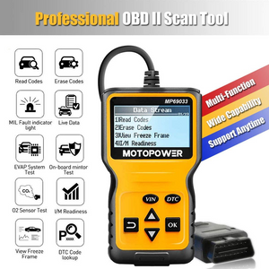 Car OBD2 Scanner Code Reader Diagnostic Tool Engine Light Check