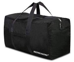 96L - Black Extra Large Duffle Bag Lightweight-