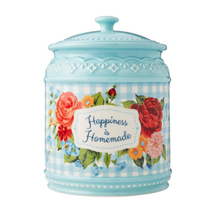 The Pioneer Woman Happiness is Homemade Stoneware Cookie Jar