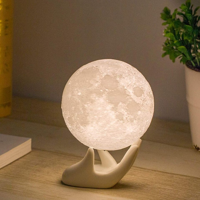 Moon Lamp Moon Light Night Light Touch Control Brightness 3D lamp with Stand