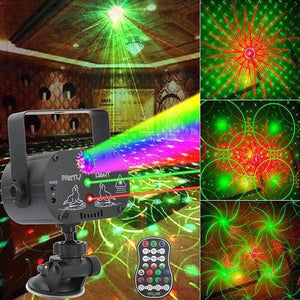 Disco 240 pattern laser led stage light projector rgb party ktv club dj lighting