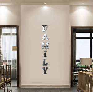 Family Sign Letters Rustic Farmhouse Wall Decor