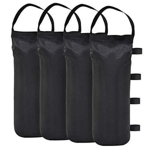 112 lbs extra large pop up canopy weights sand bags for ez pop up canopy tent outdoor instant canopies, 4-pack,