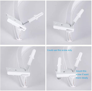 💯NEW❗ Ceiling Curtain Track Bendable Mount Rail Bunk Bed Bay Window Room Divider 3m/9.8ft