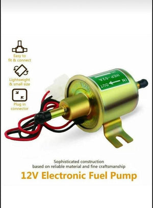 Electric Fuel Pump 12v Universal Inline Fuel Pump Low Pressure 3-7 PSI Gas Diesel Transfer Fuel