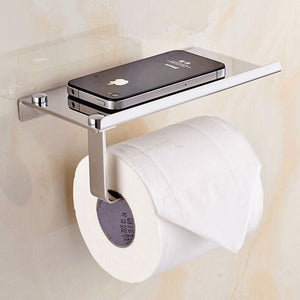 Toilet Paper Holder with Phone Holder