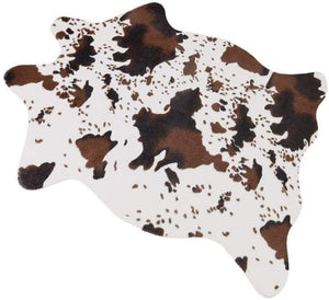 Cute Cow Print Rug | Fun Faux Cowhide Area Rug | 29.5" x 43.3"✅ | Bedroom Décor🔥