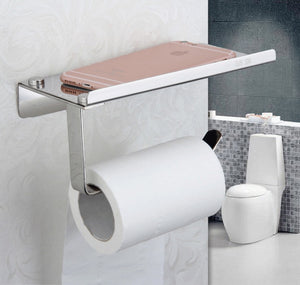 Toilet Paper Holder with Phone Holder