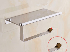 Toilet Paper Holder with Phone Holder
