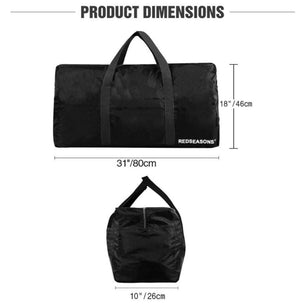 96L - Black Extra Large Duffle Bag Lightweight-