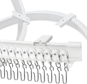 💯NEW❗ Ceiling Curtain Track Bendable Mount Rail Bunk Bed Bay Window Room Divider 3m/9.8ft