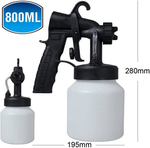 NEW Electric Paint Sprayer Gun System 650W Portable Handheld 3-Spray Modes Detachable Container Quick Refill Easy Clean