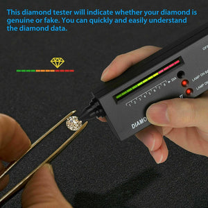 Portable Diamond Tester Selector Illuminated Jewelry Gemstone Testing Tool Kit