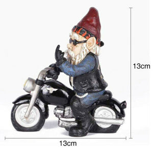 😈 Naughty Motorcycle Garden Gnome Dwarf