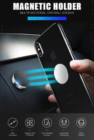 2-Pack Magnetic Universal Car Mount Holder For Cell Phone