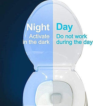 Motion Activated Toilet Bowl Night Light Color Lamp 8 Color Changing LED Lights BRAND NEW