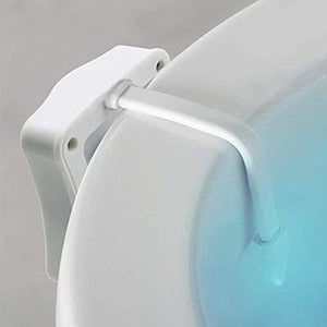 Motion Activated Toilet Bowl Night Light Color Lamp 8 Color Changing LED Lights BRAND NEW