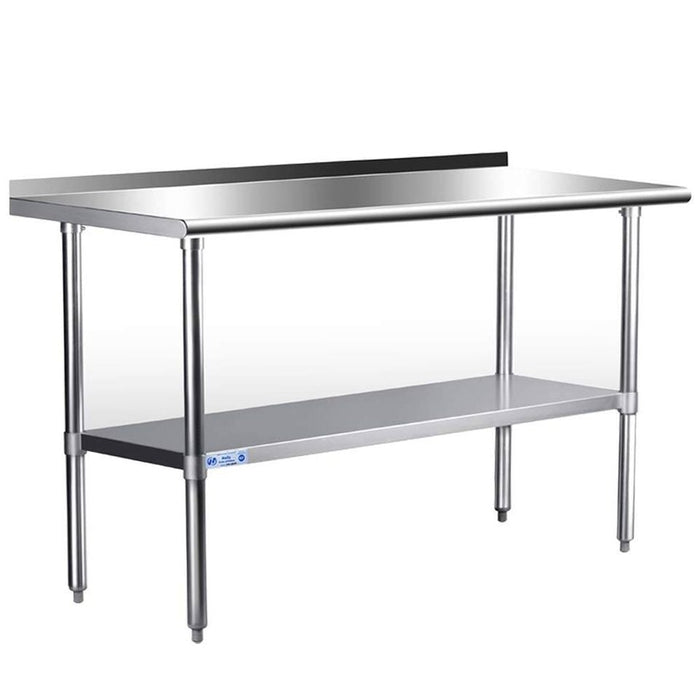 Work Prep Table | Stainless Steel Work Table Kitchen Prep Commercial Table Station Commercial