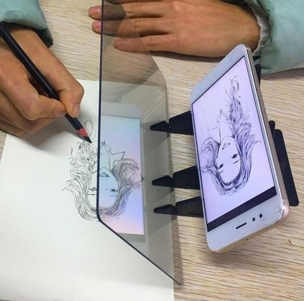 ✏️NEW✏️ Sketch Tracing Drawing Board Optical Draw Projector Painting Reflection