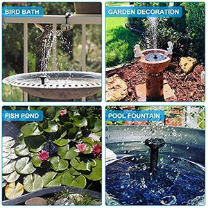 ✨HOT ITEM✨ Garden Pool Summer Sale Bird Bath Fountain Solar Power Water Pump Floating Outdoor Pond