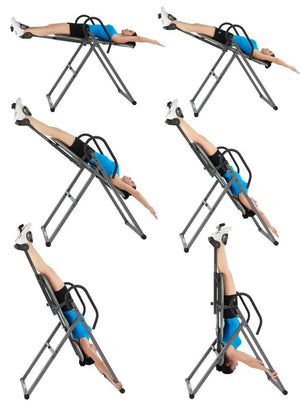 Inversion Table for Back Therapy, Heavy Duty Adjustable Stretcher, Pain Relief