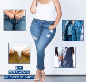 6 Pack Button Extender for Men and Women Pants | Jeans Waist Extender Button Metal Pants