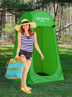 GigaTent Pop Up Pod Changing Room Privacy Tent – Instant Portable Outdoor Shower Tent, Camp Toil...