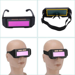 Solar Powered Auto Darkening Welding Helmet Eyes Welder Glasses Mask For Welding